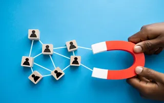 Lead digital: Magnet zieht Kunden an